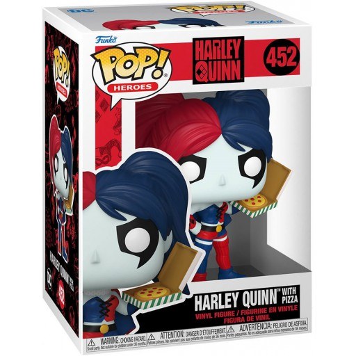 DC Comics - Harley Quinn - Harley Quinn with Pizza - Funko Pop! Heroes (452)