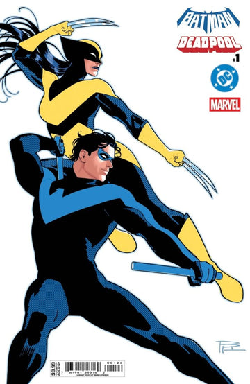 DC Comics - DC / Marvel: Batman / Deadpool #1 - Cover O Bruno Redondo Variant