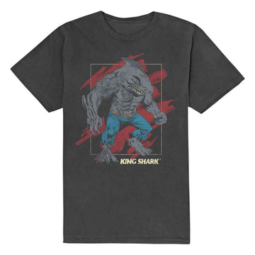 DC Comics Unisex T-Shirt: King Shark (Grey)
