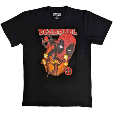 Marvel Comics Unisex T-Shirt: Deadpool Collage 2 (Black)
