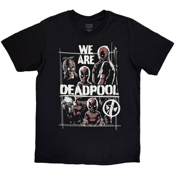 Marvel Comics Unisex T-Shirt: Deadpool We Are Deadpool (Black)