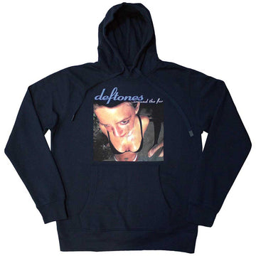 Deftones Unisex Pullover Hoodie: Around the Fur (Navy Blue)