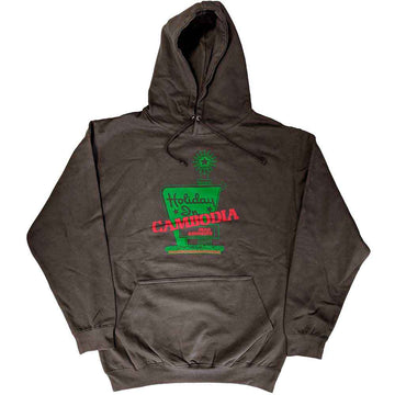 Dead Kennedys Unisex Pullover Hoodie: Holiday in Cambodia (Grey)