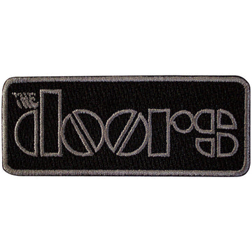 The Doors Standard Patch: Bordered Logo