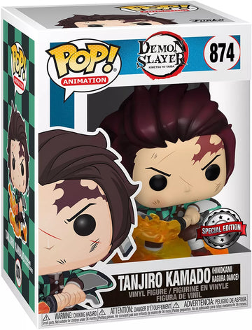 Demon Slayer - Tanjiro Kamado (Hinokami Kagura Dance) - Special Edition Funko Pop! Animation (874)