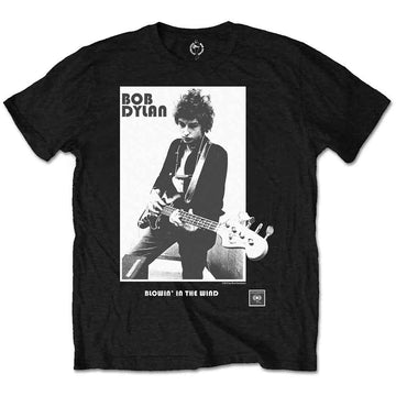 Bob Dylan Unisex T-Shirt: Blowing in the Wind (Black)