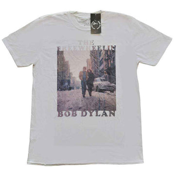 Bob Dylan Unisex T-Shirt: The Freewheelin' (White)