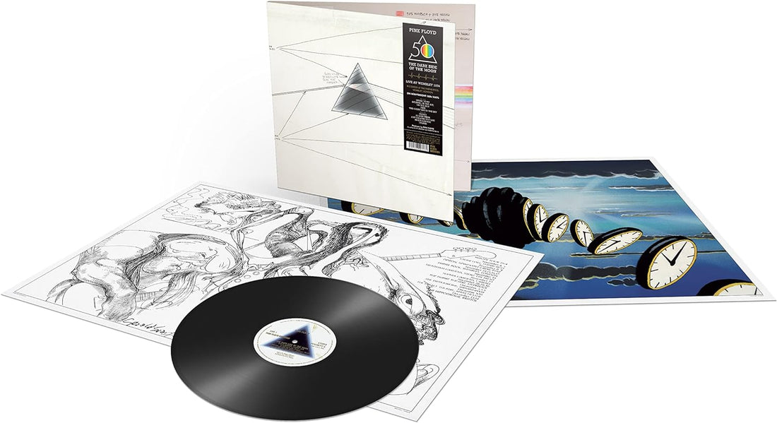 Pink Floyd - The Dark Side Of The Moon - Live At Wembley 1974 (w/ 2 Posters) - LP - Gatefold 180g Vinyl