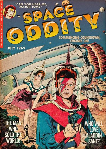 David Bowie - Space Oddity Comic - A4 Mini Print/Poster