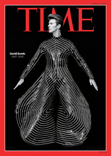 David Bowie - Time Magazine Cover - January 2016  - A4 Mini Print/Poster