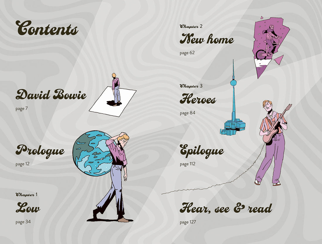 Gemini Graphic Novels - Icongraphics - David Bowie - Graphic Novel HC