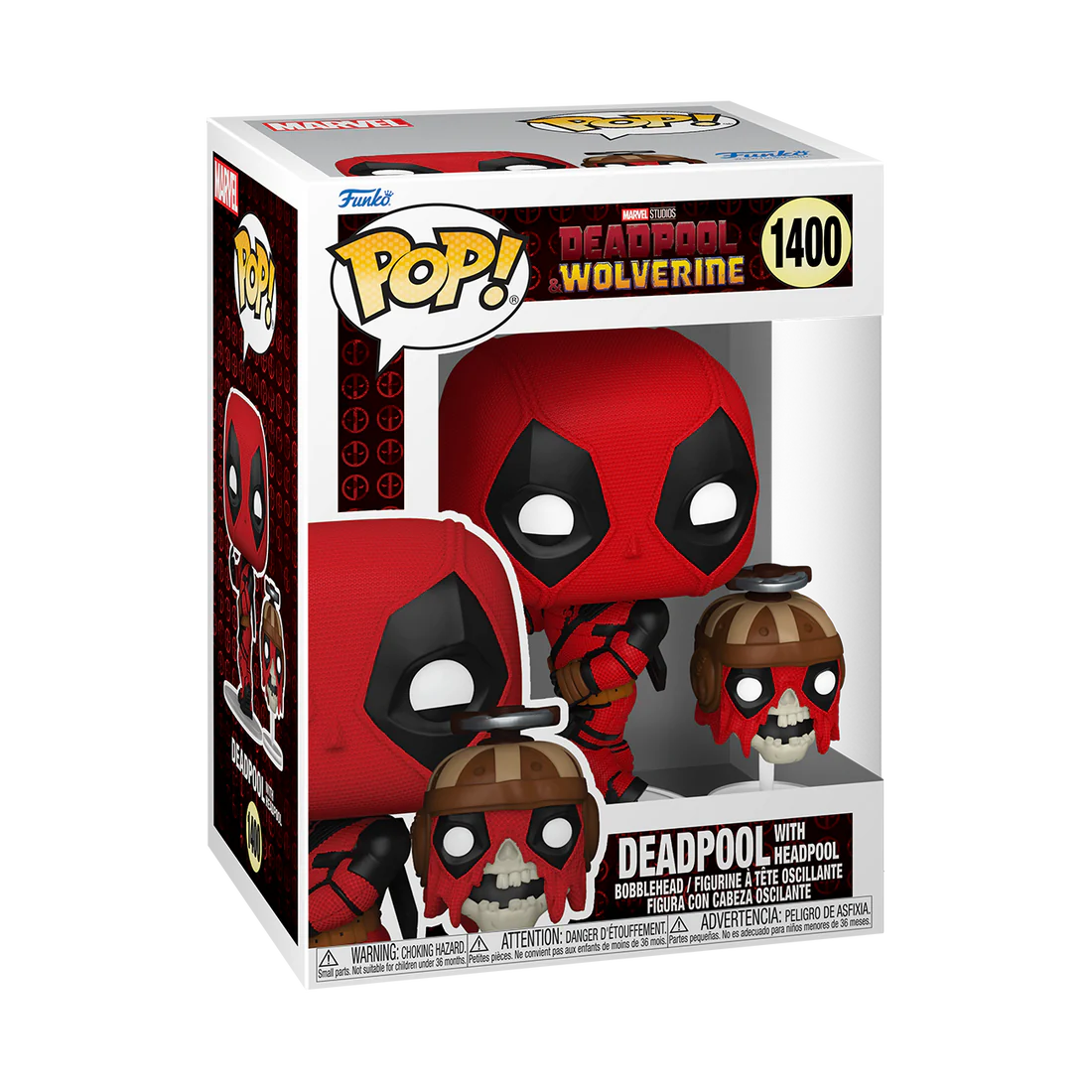 Marvel: Deadpool And Wolverine - Deadpool with Headpool - Funko Pop! (1400)