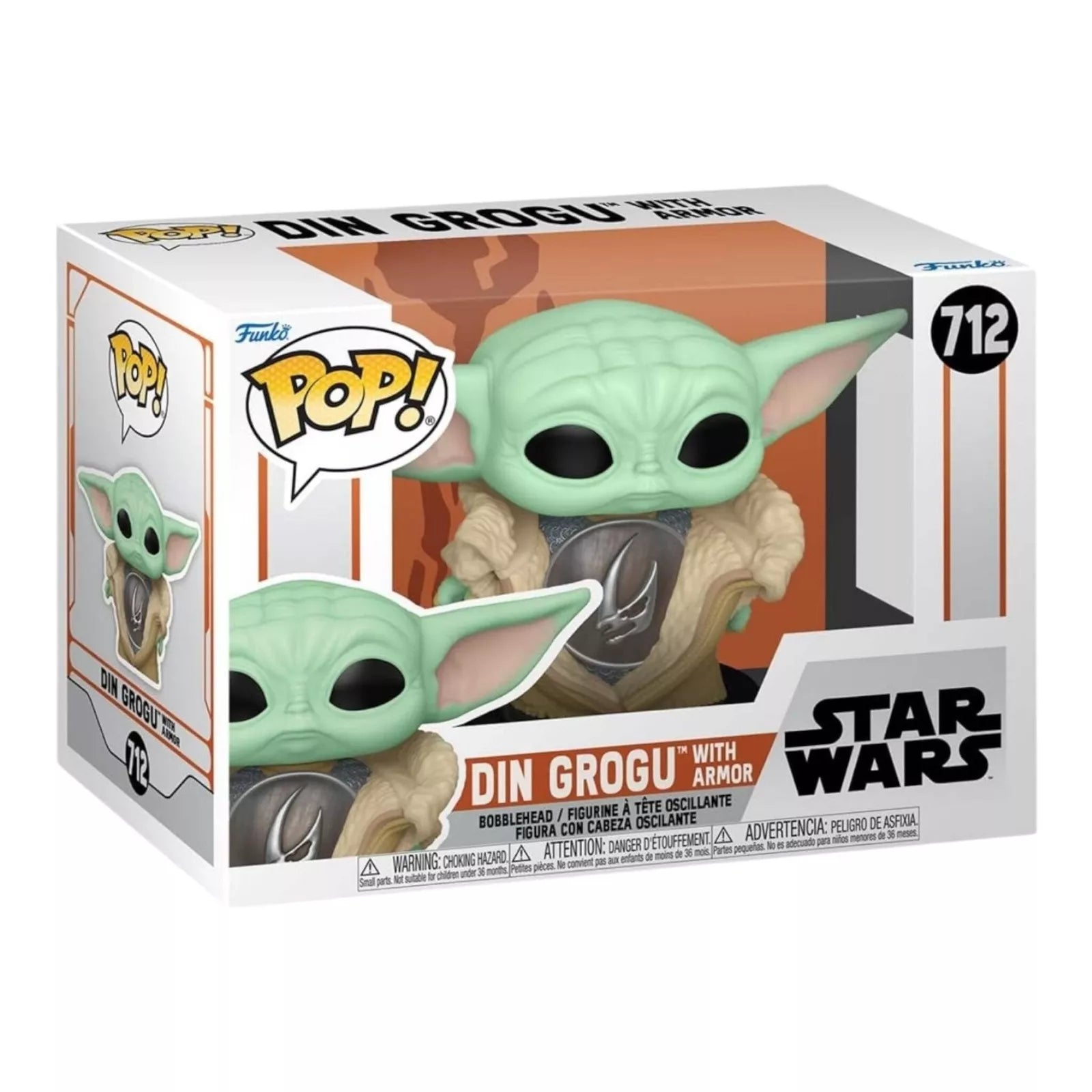Star Wars - Din Grogu with Armor - Funko Pop! (712)