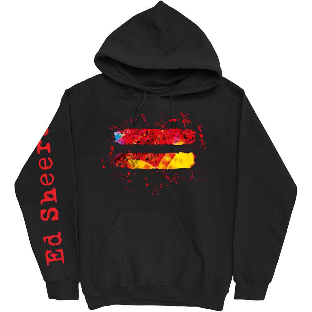 Ed Sheeran Unisex Pullover Hoodie: Equals (Black) (Sleeve Print)