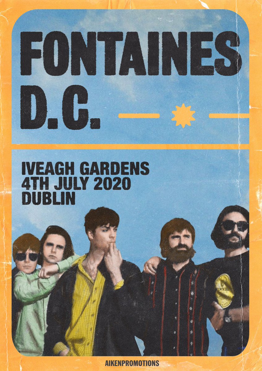 Fontaines D.C. - Iveagh Gardens, Dublin 2020 - Mini Poster