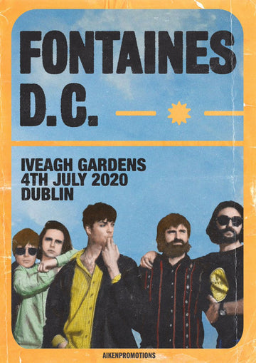 Fontaines D.C. - Iveagh Gardens, Dublin 2020 - Mini Poster