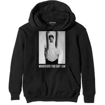 Eminem Unisex Pullover Hoodie: Whatever (Black)