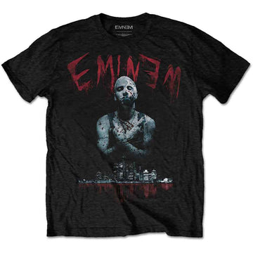 Eminem Unisex T-Shirt: Bloody Horror (Black)