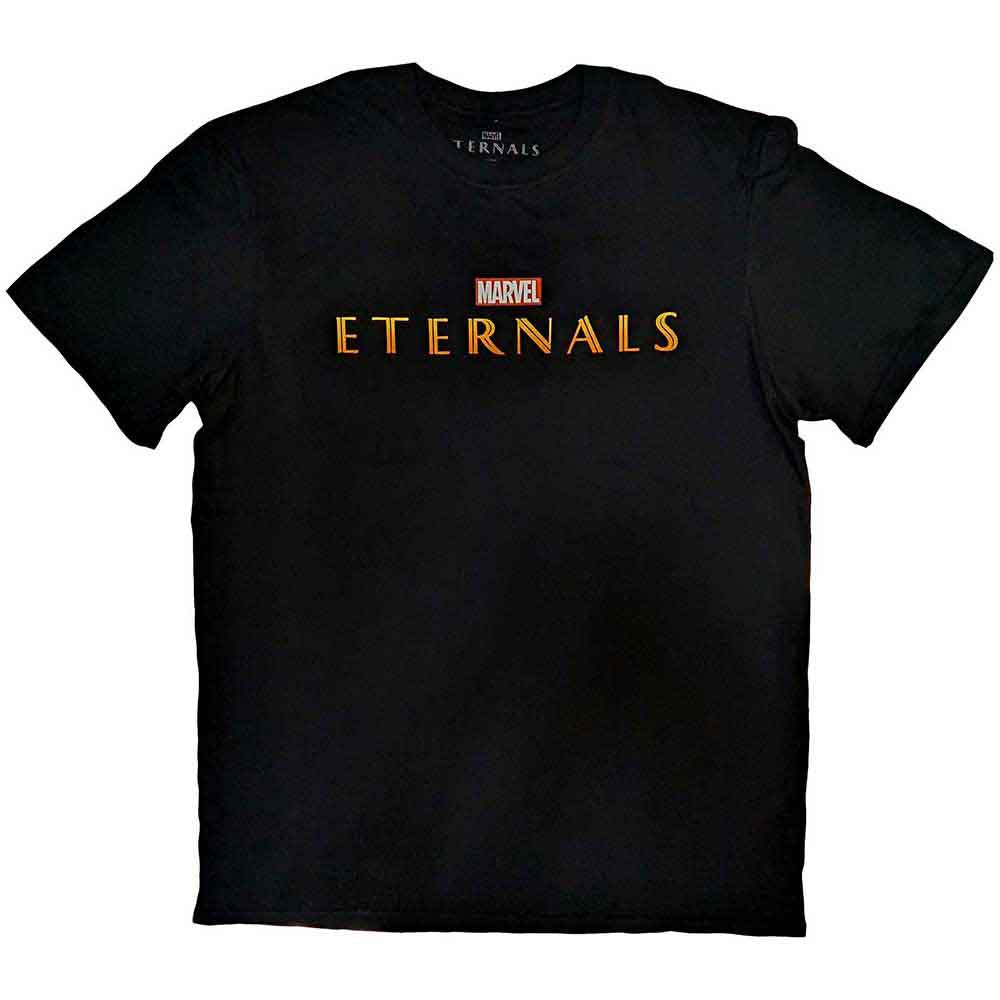 Marvel Comics Unisex T-Shirt: Eternals Logo (Black)