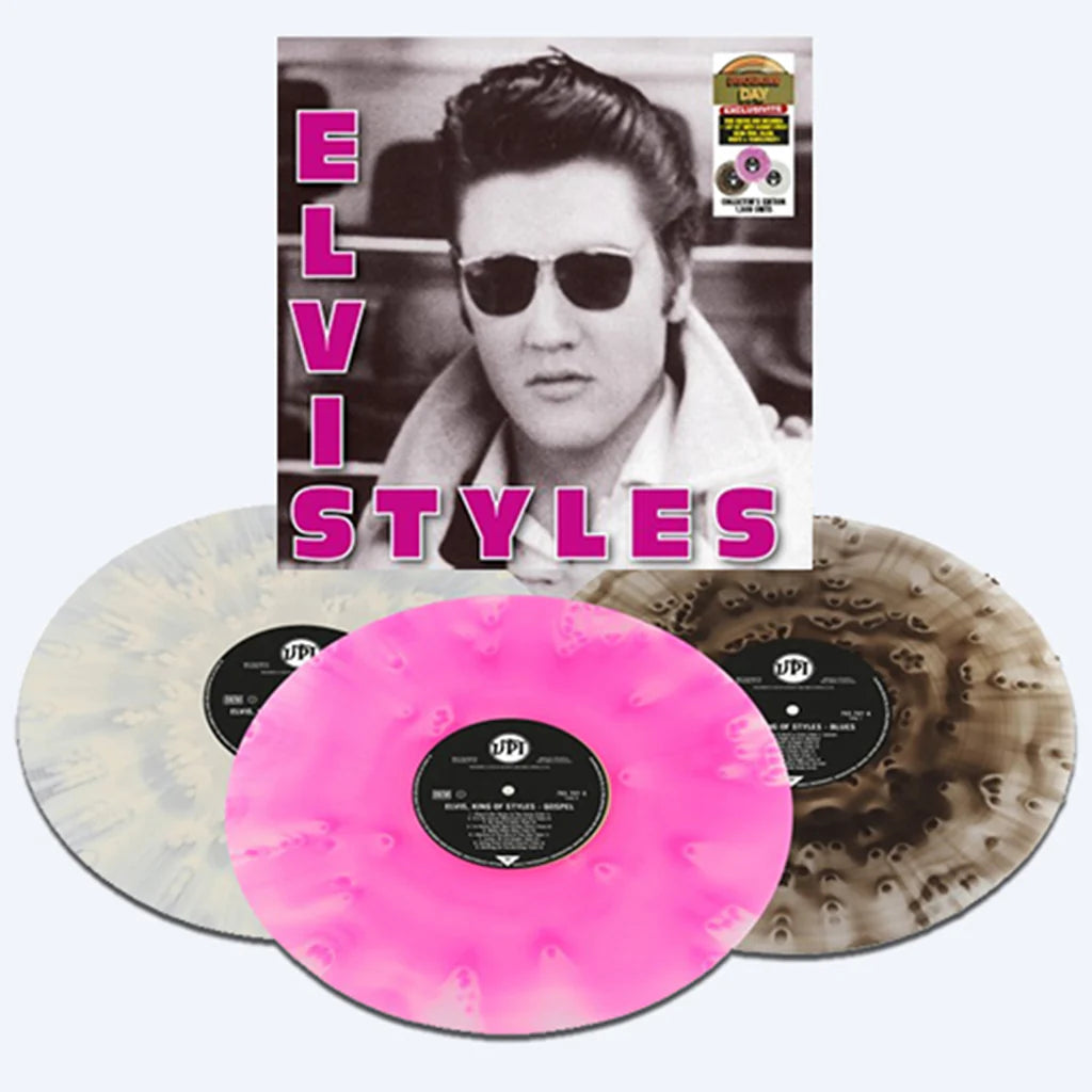 Elvis Presley - Elvis Styles - 3LP - Neon Pink, Black, White and Translucent Vinyl [RSD 2024] - Vinyl
