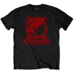 Black Sabbath Unisex T-Shirt: Europe '75 (Black)