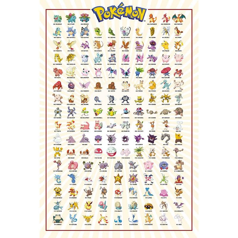 POKEMON - Kanto151 - Maxi Poster