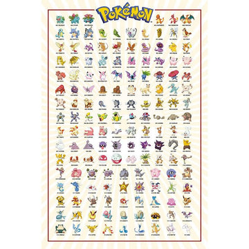 POKEMON - Kanto151 - Maxi Poster