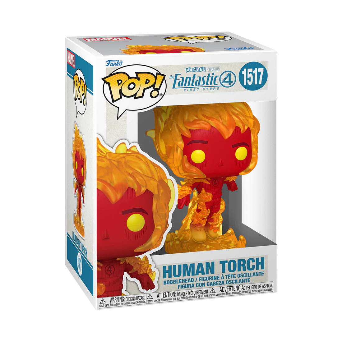 Marvel - The Fantastic Four: First Steps - Human Torch - Bobble-Head Funko Pop! (1517)