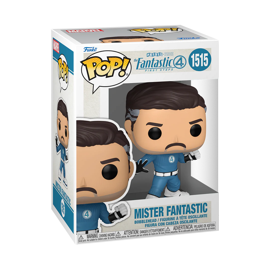 Marvel - The Fantastic Four: First Steps - Mister Fantastic - Bobble-Head Funko Pop! (1515)