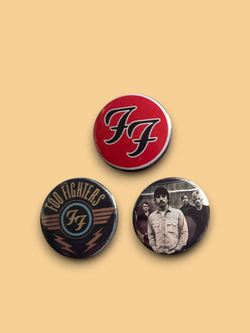 Foo Fighters - Set of 3 Button Badges - Badge