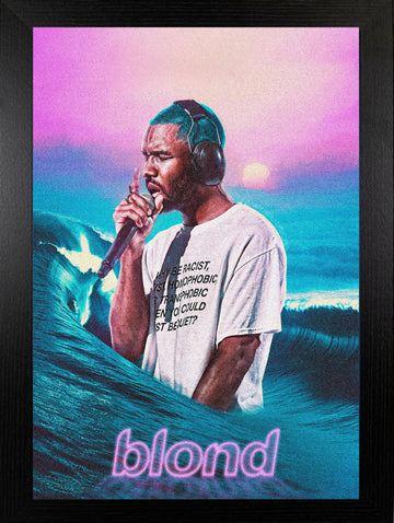 Frank Ocean - Blond - A3 Framed Poster