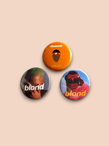 Frank Ocean - Set of 3 Button Badges - Badge