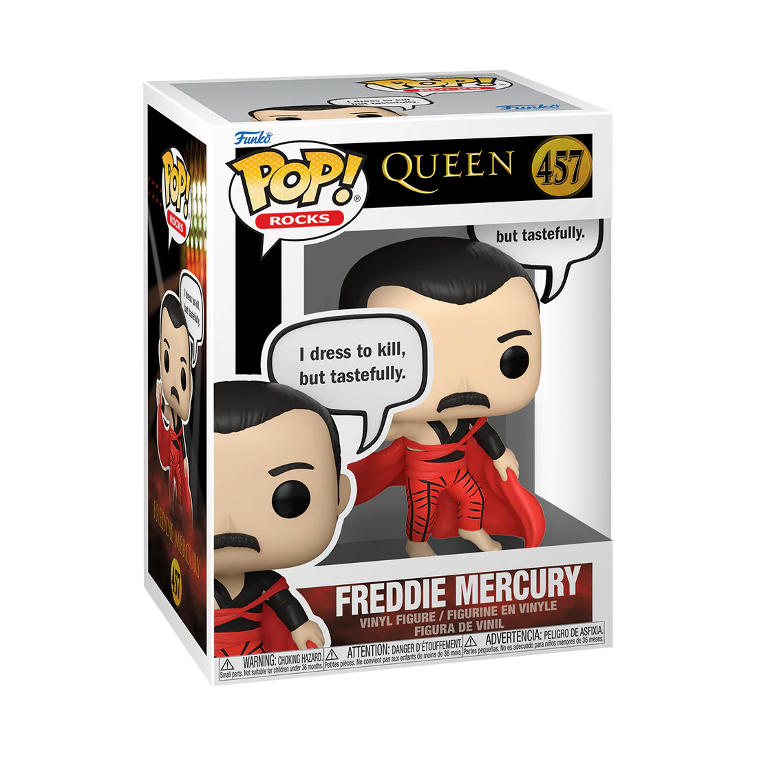 Queen - Freddie Mercury (I Dress To Kill, But Tastefully) - Funko Pop! Sayings Rocks (457)