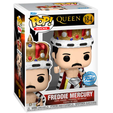 Queen - Freddie Mercury King (Diamond Glitter) - Exclusive Funko Pop! Rocks (184)