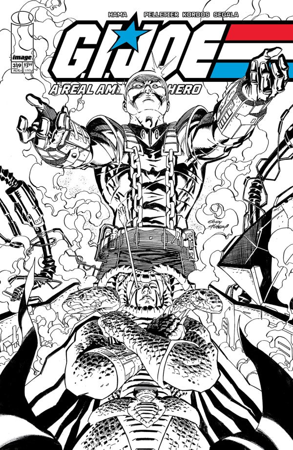 Image Comics - G.I. Joe: A Real American Hero #319 - Cover B Andy Kubert Black & White Variant (Aug 6)