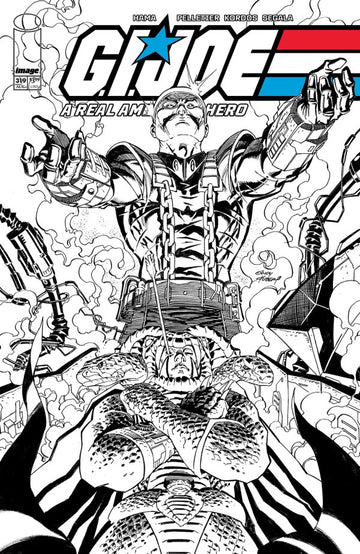 Image Comics - G.I. Joe: A Real American Hero #319 - Cover B Andy Kubert Black & White Variant (Aug 6)