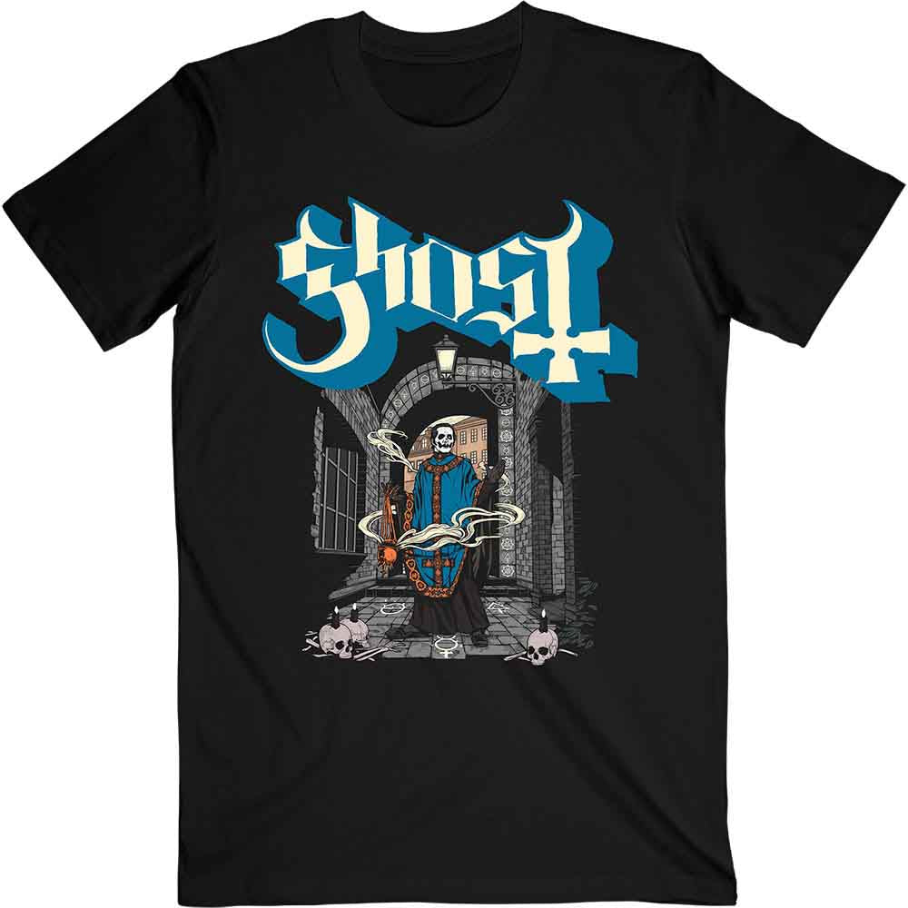 Ghost Unisex T-Shirt: Incense - Black