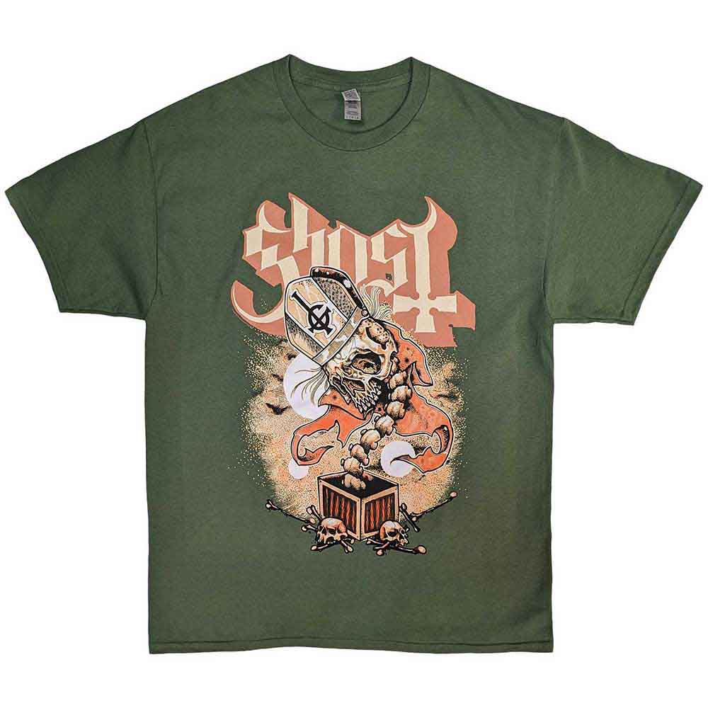 Ghost Unisex T-Shirt: Jack In The Box (Green)