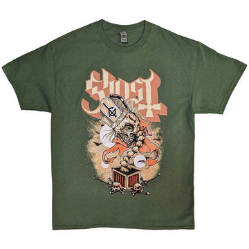 Ghost Unisex T-Shirt: Jack In The Box (Green)