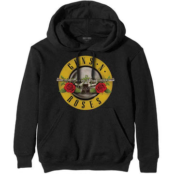 Guns N' Roses Unisex Pullover Hoodie: Classic Logo (Black)