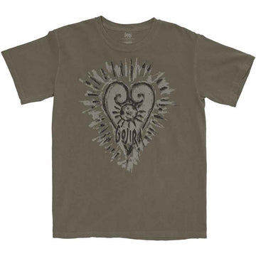 Gojira Unisex T-Shirt: Fortitude Heart (Black)