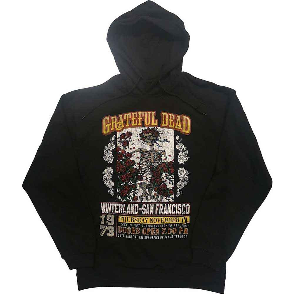 Grateful Dead Unisex Pullover Hoodie: San Francisco (Black)