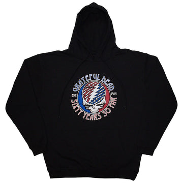 Grateful Dead Unisex Pullover Hoodie: Stealie 60 (Black)