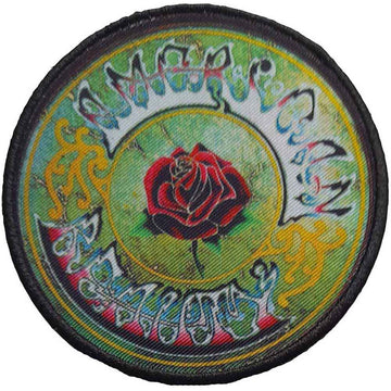 Grateful Dead Circular Standard Patch: American Beauty Circle