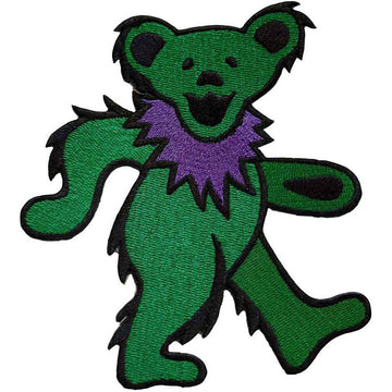 Grateful Dead Standard Patch: Green Dancing Bear