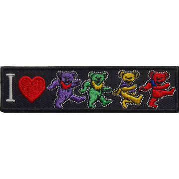 Grateful Dead Standard Patch: I Love Bears