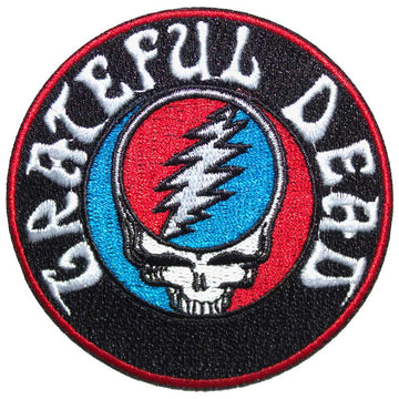 Grateful Dead Circular Standard Patch: Steal Your Face Logo