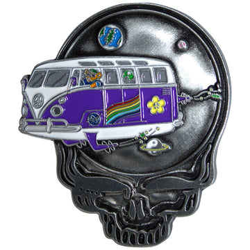 Grateful Dead Pin Badge: Space Your Face Bus