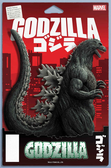 Marvel - Godzilla Destroys the Marvel Universe #1 - John Tyler Christopher Action Figure Variant (Jul 16)