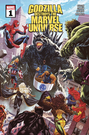 Marvel - Godzilla Destroys the Marvel Universe #1